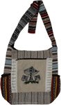 Toadstool Tribal Striped Woven Hobo Bag