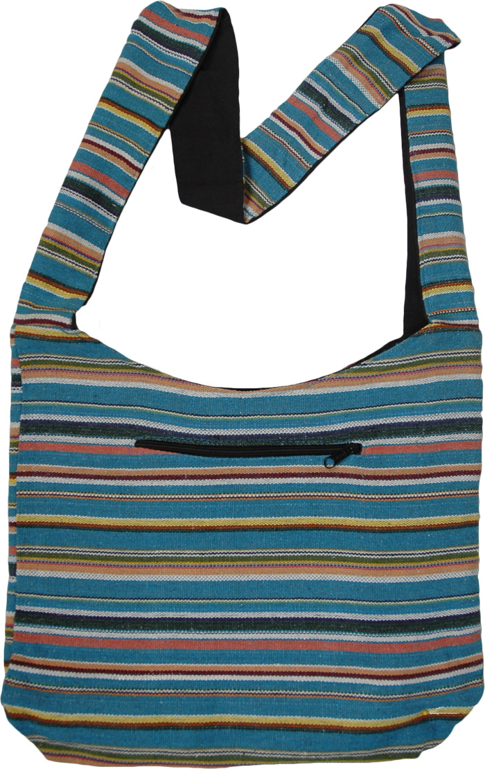 Calypso Gypsy Style Striped Shoulder Bag