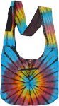 Star Burst Tiedye Cotton Cross Body Sling Bag