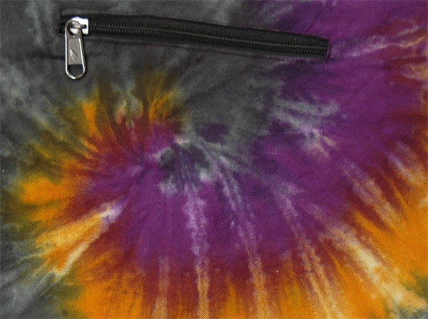 Eclipse Swirl Tie Dye Cotton Shoulder Bag