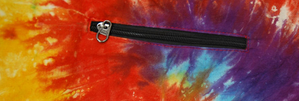 Dreamy Color Burst Tie Dye Cotton Shoulder Bag