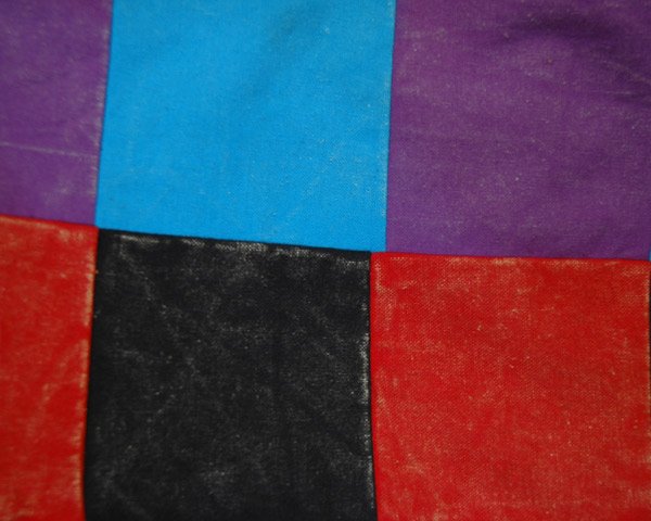 Tile Pattern Bohemian Stonewashed Crossbody Bag