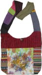 The Divine Om Hippie Cotton Handbag with Tie Dye