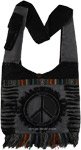 The Witchy Hippie Peace Shoulder Hobo Bag