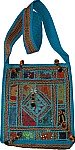 Venice Blue Patchwork Handbag