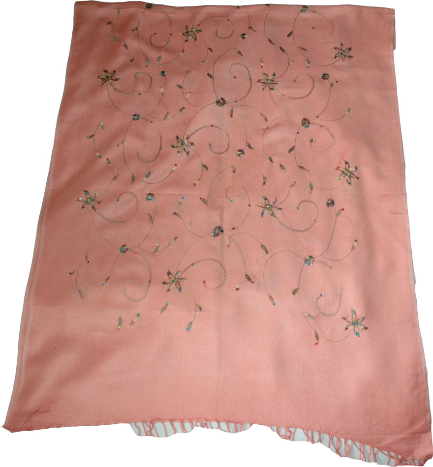 My Pink Light Cotton Shawl