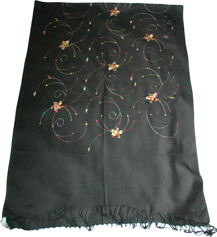 Black Shawl Wrap