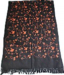 Orange Black Stole