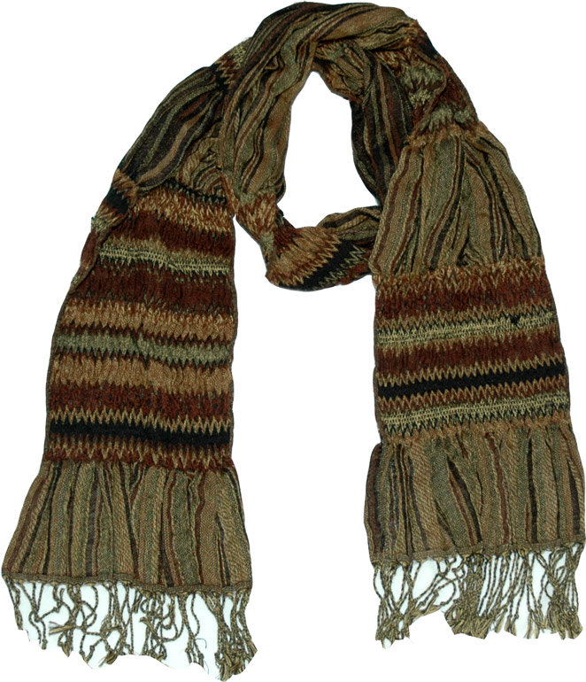 Brown Derby Cotton Scarf