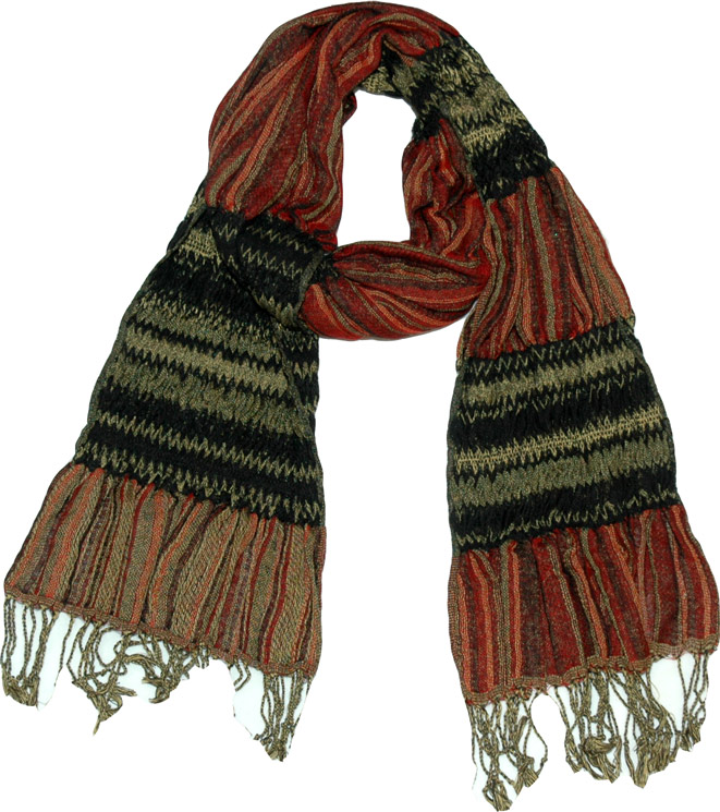 Striped Fashion Scarf