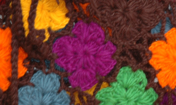 Brown Cottage Crochet Poncho