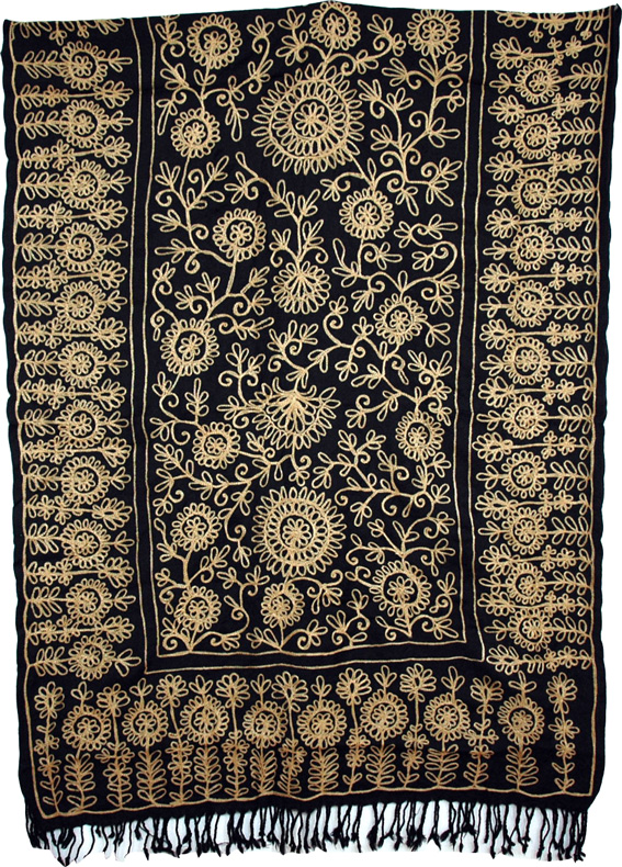 The Hampton Embroidered Shawl