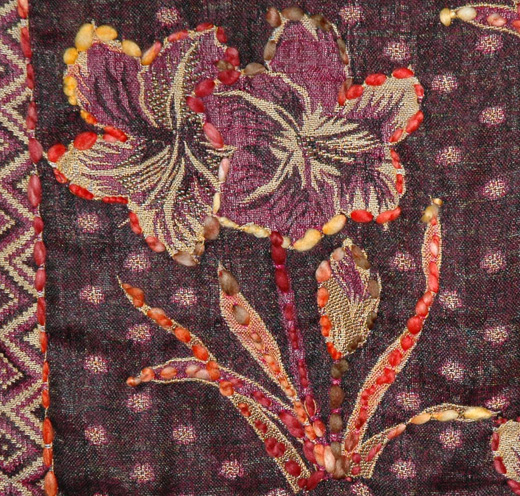 Gemini Boiled Wool Embroidery Scarf Shawl Wrap