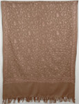 Brown Embroidery Shawl Stole