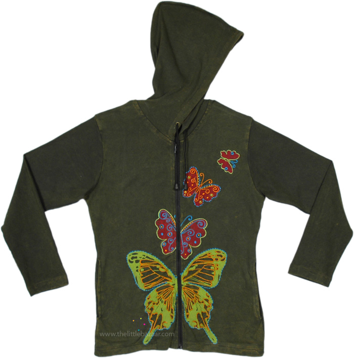 Forest Whimsy Butterfly Winged Jacket