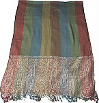 Reversible Jamawar Stole Shawl Scarf