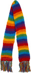 Lined Unisex Colorful Woolen Scarf [6866]