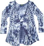 High Wave Blue Tie Dye All Season Cardigan