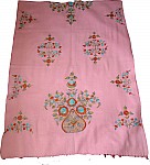 Kobi Pink Shawl with Embroidery