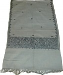 Pewter Embroidered Shawl 