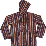 indie Mountain Boho Patterned Jumper Hoodie