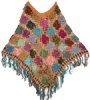 Sandy Crochet  Cotton Poncho
