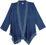 Blue Jeans Kimono Shrug Cardigan
