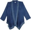 Blue Jeans Kimono Shrug Cardigan