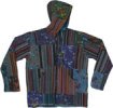 Ocean Depths Mixed Patches Zipped Hoodie Jacket