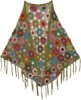 Olive Garden Blooms Crochet Poncho Stole