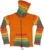 Rainbow Ribs Pumpkin Cotton Jacket Layer