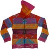 Flaming Fest Hippie Style Cotton Hoodie Jacket