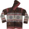 Lipstick Brown Hippie Hoodie Cotton Top