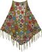Olive Garden Blooms Crochet Poncho Stole