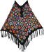 Nera Himalayan Hand-Crocheted Flower Poncho