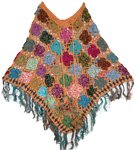 Sandy Crochet Cotton Poncho