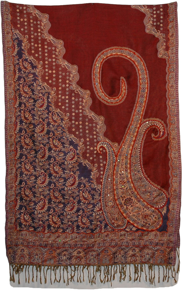 Moccaccino Floral Shawl Stole