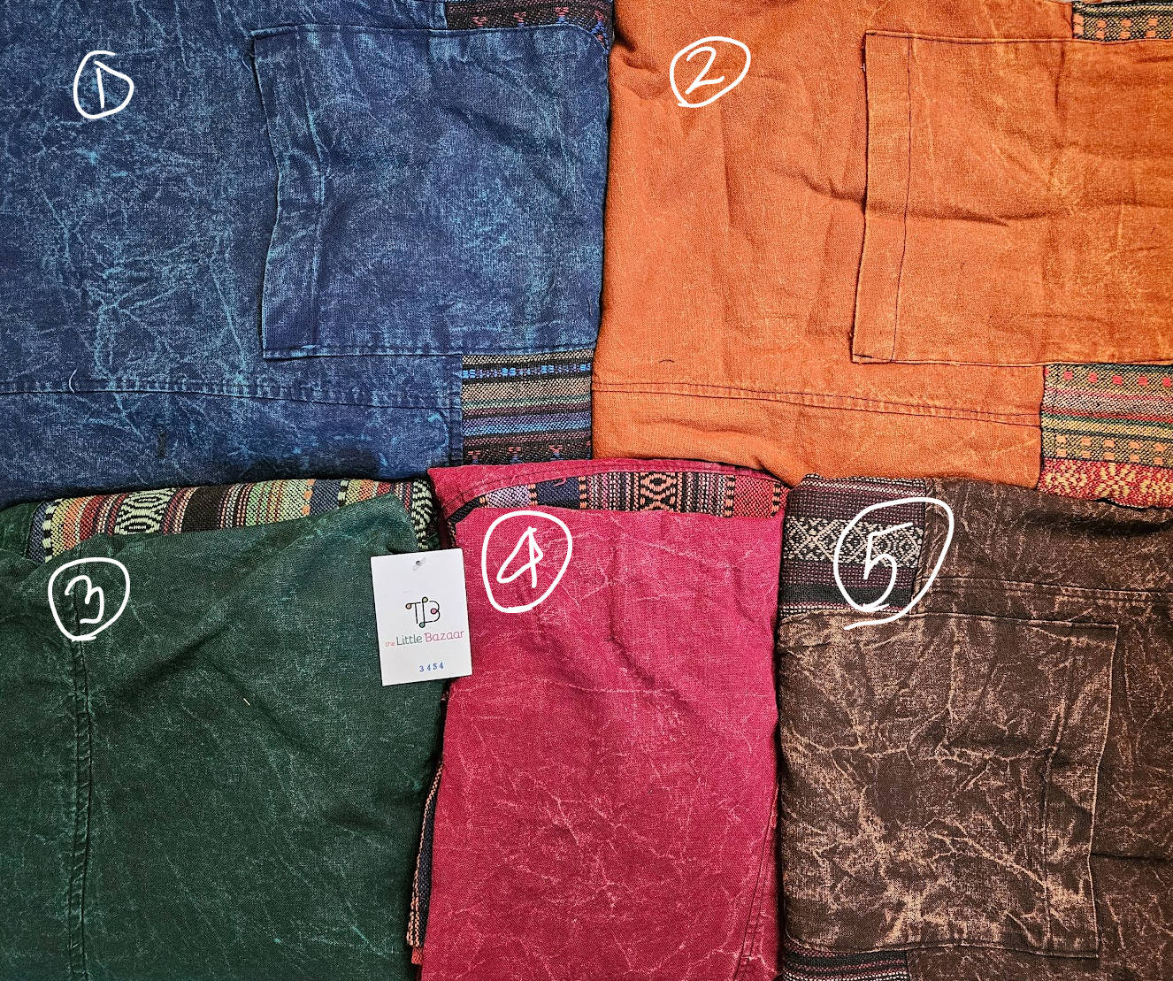 Solid and Stripes Boho Duster Cardigan