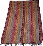 Reversible Jamawar Stole Shawl Scarf