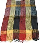 Multicolor Handloom Stole Scarf