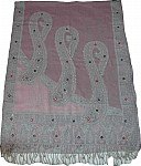 Light Purple Sheer Sequin Stole