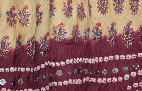 Cocoa Bean Bohemian Sequin Long Skirt