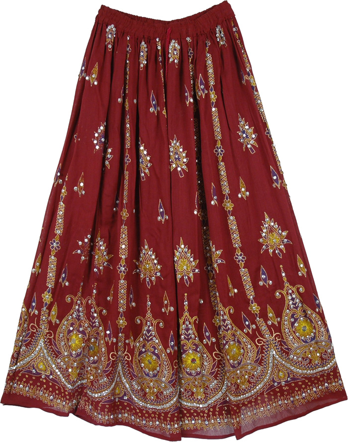 Lassie Sequin Long Skirt