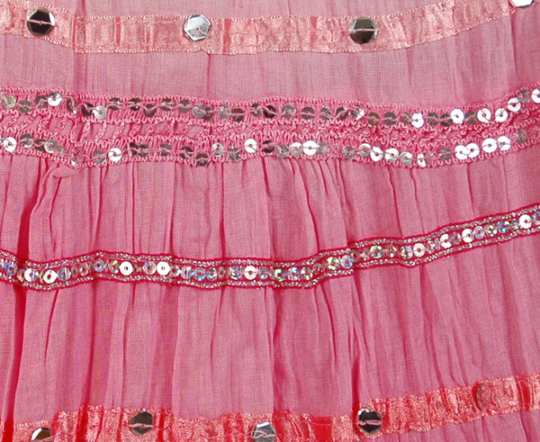 Pink Dazzle Long Skirt