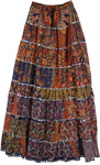 Patchwork Boho Skirt Big Tall - XXL