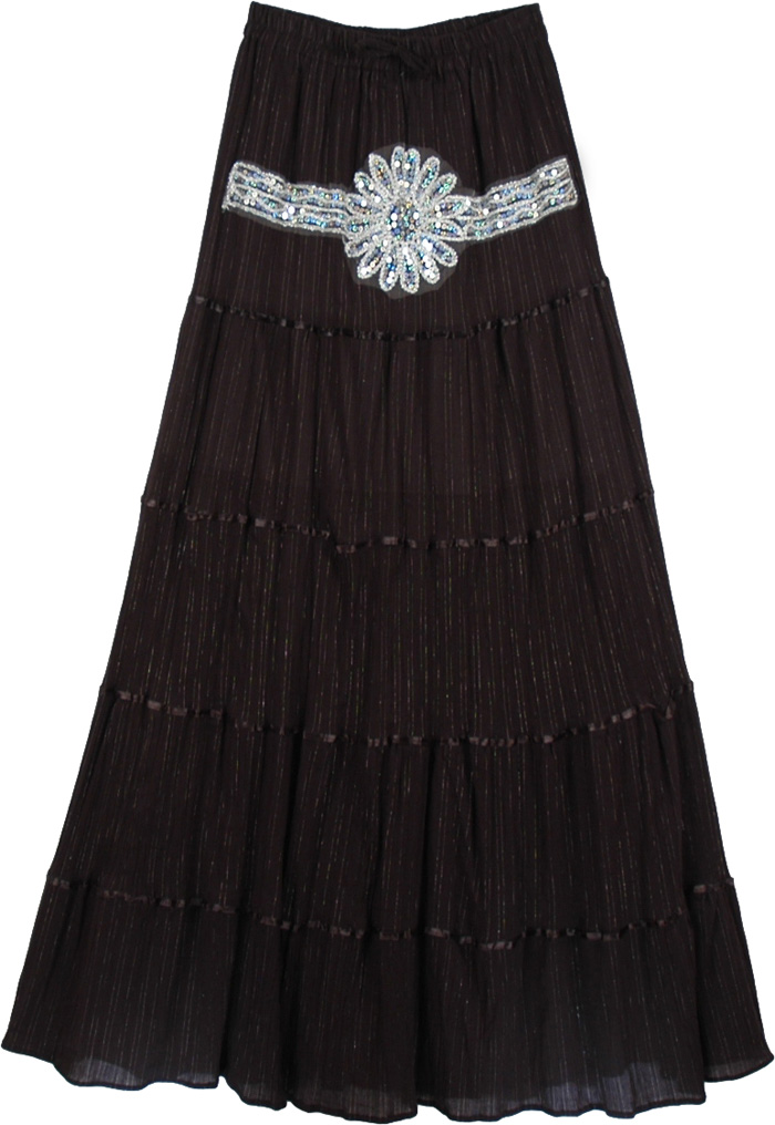 Black Fashion Tiara Skirt