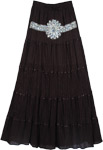 Black Fashion Tiara Skirt