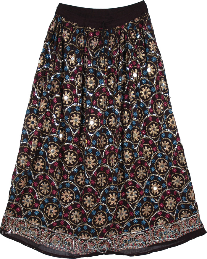 Sparkle Moods Sequin Long Skirt