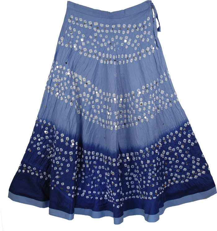 Cove Blue Tie Dye Skirt