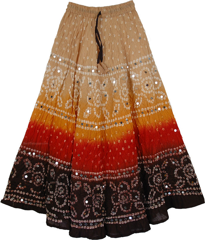 Spicy Hot Tie Dye Skirt | Sequin-Skirts | Tie-Dye, Best-Selling, Indian